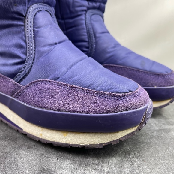 Rubber Duck Women’s Shoes Purple 8.5 W Wide Suede Slip On  Waterproof Boots - Picture 2 of 16